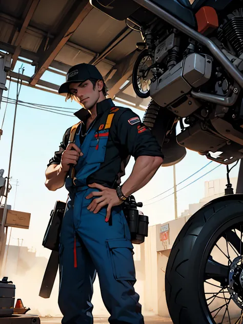 mechanic,motorcycle