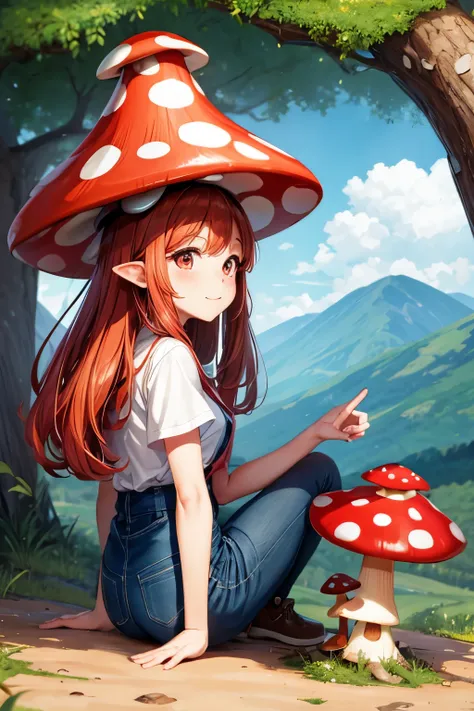 dumb mushroom lady