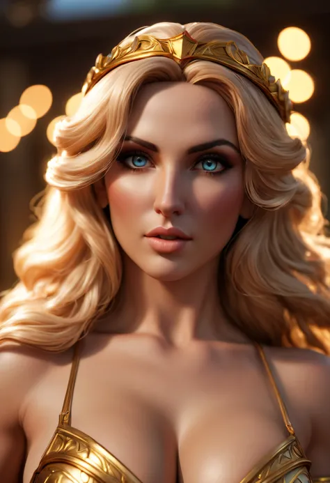 4k highly detailed realistic digital extremely high quality RAW photograph, (a portrait photo of Aphrodite from SMITE), busty, (beautiful and detailed eyes: 1.1), bimbo, seductive, sexy, large breasts, epic, hyperrealistic, hyperrealism, 8k, cinematic ligh...