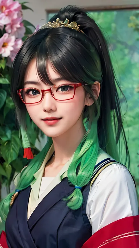 masterpiece, 1 beautiful girl, delicate eyes, eye has swelled up, top quality, Ultra high resolution, (actual: 1.4), light, Japanese, Fashion Korean cosmetics, asian beauty, very beautiful, Beautiful skin, thin and long, 身体facing forward, (Ultra actual), (...