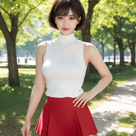 (highest quality、table top、8k、best image quality、Award-winning work)、one beautiful woman、25 years old、(alone:1.1)、perfect beautiful composition、(Huge breasts that are about to burst:1.1)、(Exactly:1.1)、(emphasize body line:1.1)、(very short very short hair:1...