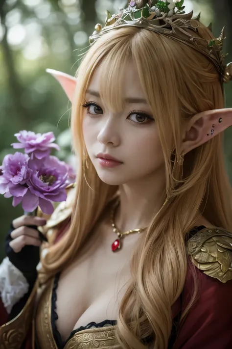 長い髪と青いドレスを着たgoblin, アストラルgoblin, beautiful young wind spirit, goblin, 美しいgoblin, ((beautiful fantasy empress)), beautiful and elegant elf queen, Faye Queen of the Summer Forest, fairy