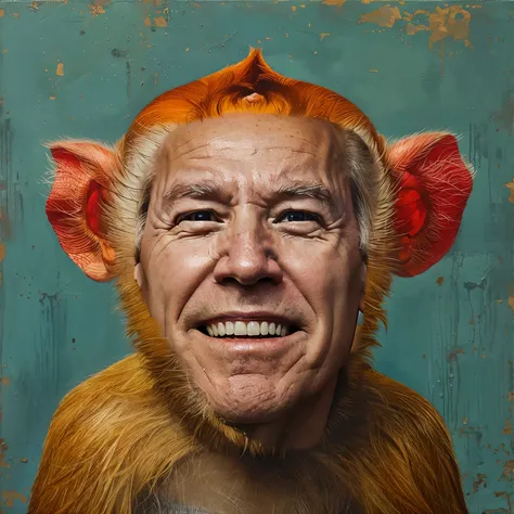 Joe Biden as a monster 