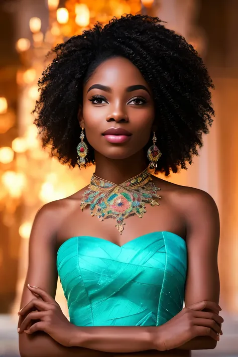 A breathtakingly exquisite close-up of an ebony goddess, showcasing the sheer beauty of her captivating face. Every intricate detail meticulously captured, this high-resolution photograph evokes a sense of awe and admiration. The flawless complexion, radia...