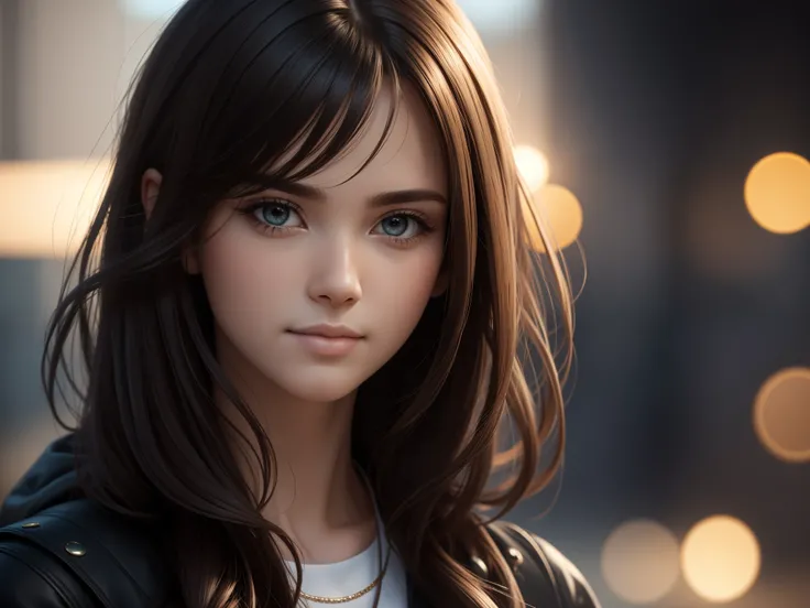 （8k， original photo， best quality， masterpiece：1.2），（lifelike， photorealistic：1.37）， （（best quality））， ultra high resolution， Extremely detailed CG unified 8k wallpaper， Physically based rendering， light， full-body shot， （Bokeh：1.4）， （（（1 girl）））， （oval fa...