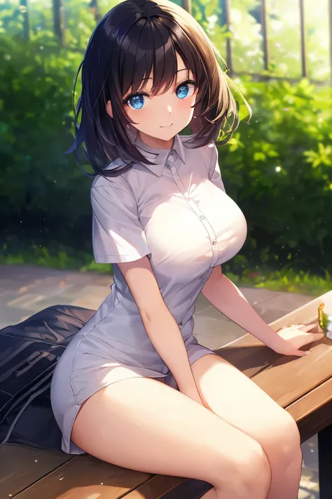 (table top.highest quality).(dynamic angle). (CG painting with very impressive details),(perfect image)、comic strip.shape.1 girl.detailed face、perfect face.delicate face、girl wearing a delicate uniform、rough skin、black hair.length、(Umamimi Girl)Umamimi Gir...