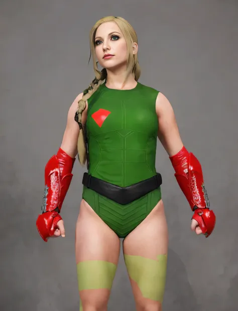 ((masterpiece, best quality)), ((23 year old)), (((curvy))), ((cammy from street fighter)), in ((engraved green high cut leotard...