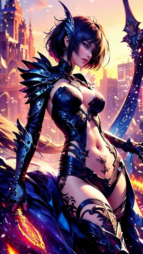 (Masterpiece, Top Quality, Top Quality, Official Art, Beautiful and Aesthetic: 1.6), (tattoo:1.5),(Photorealistic: 1.2), Sharp Focus, (Wearing Detailed Body Jewelry, 1girl, Beautiful Sexy, ((Succubus Demon ))), (dynamic pose), (change pose), (dynamic angle...