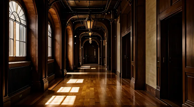 steampunk, corridor, interior, interior에, design, house