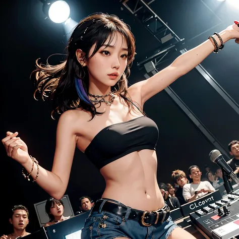 amai liu, an outstanding female dj with a captivating aura of sensuality, graced the stage of the underground nightclub. her col...