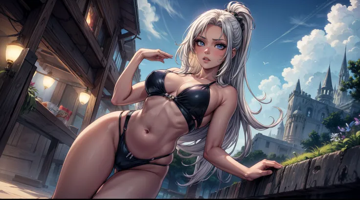 (sexy anime,1girl,glowing skin,beautiful background,beautiful sky,aesthetic,vanilla,night,swimsuit,best quality,4k,8k,highres,masterpiece:1.2),ultra-detailed,realistic:1.37,portraits,vivid colors,bokeh,HDR,UHD,studio lighting,ultra-fine painting,sharp focu...