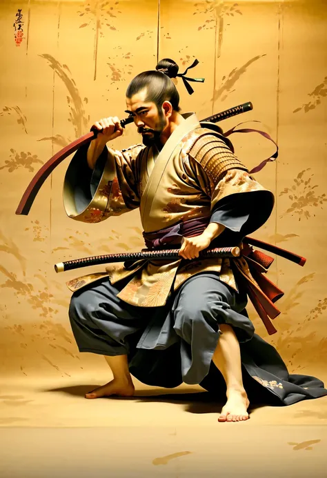 Japanese，kneel，bushido，or period