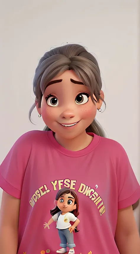 uma garotinha,  estilo disney pixar, alta qualidade.