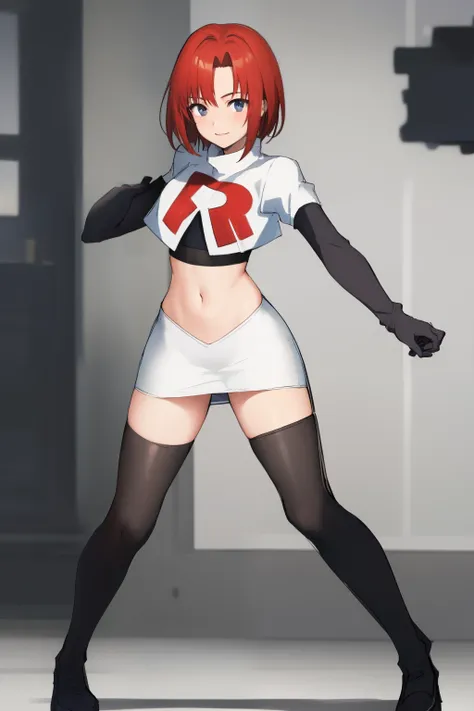 masterpiece, high-detail, sketch, reginadc, regina, dino crisis, 1girl, female, athletic woman, young, team rocket,team rocket u...