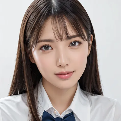(highest quality、table top、8k、best image quality、Award-winning work)、1 beautiful woman、straight medium hair、(perfect dark navy office suit:1.3)、(The most accurate and natural office suit:1.3)、white polyester shirt、big breasts、emphasize body line、perfect co...