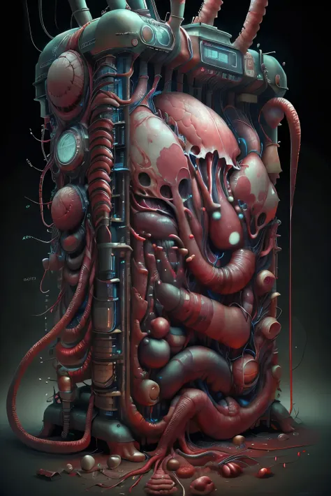 anatomical techniques, blood vessel, refrigerator, octopus, circuit board,