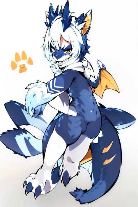 There is a picture of a cat wearing blue and white clothes, young male human dragon, furaffinity Ferson, Ferson art, Professional furry drawing, as an anthropomorphic dragon, Ferson!!!!, but as an anthropomorphic dragon, Ferson commission, female Ferson, f...