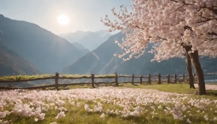 (Highly detailed CG Unity 8k wallpaper、masterpiece、highest quality、Super detailed)、(best lighting、best shadow、very delicate and beautiful)、highest quality、8k、Detailed facial depiction、masterpiece、highest quality、clear image quality、
Photo of cherry blossom...