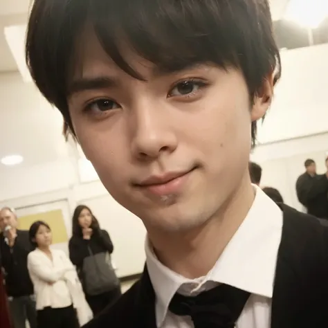 Cute boy with pink lips, yuzuru hanyu, optimal quality, yuzuru, menino da pele limpa, hanyu yuzuru, garoto fofo dos olhos grandes