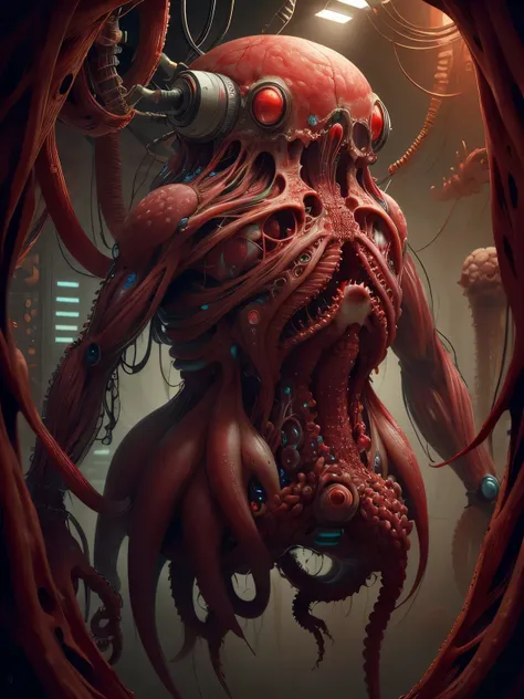 anatomical techniques, blood vessel, host, octopus, electronic compound eye, circuit board,