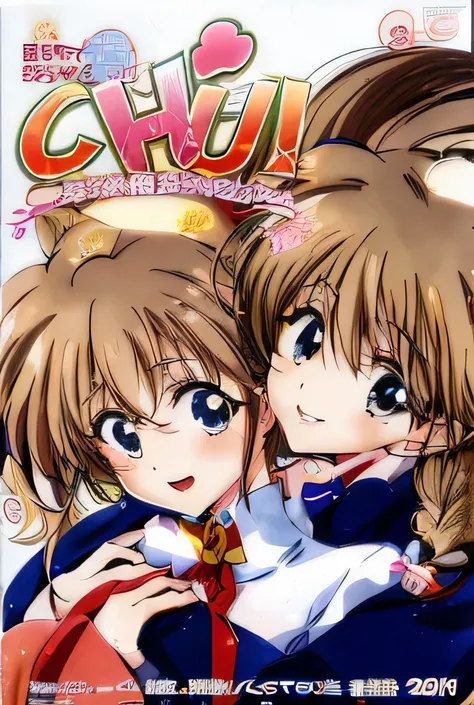 Close-up of two anime characters hugging each other, shoujo manga, classic girl, Chiho, shojo manga, japanese shoujo manga, sex, full color manga cover, sex anime style, manga front cover, manga cover, manga cover art, Doujin, anime cover, vintage shoujo, ...