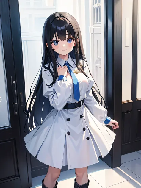 (1) A woman stands in a booth surrounded by pure white partitions on both ends.。. The background is all white cloth. Can this situation be created?? Can&#39;t you understand this sentence??
(2) because she is an idol、She is wearing a gorgeous blue outfit w...