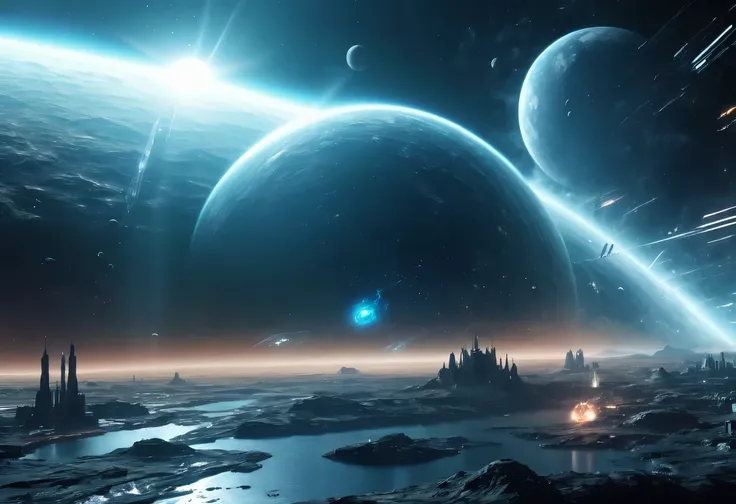 Sci-fi movie footage,scifi movie scene,science fiction movie special effects,Sci-fi atmosphere,Sci-fi effect