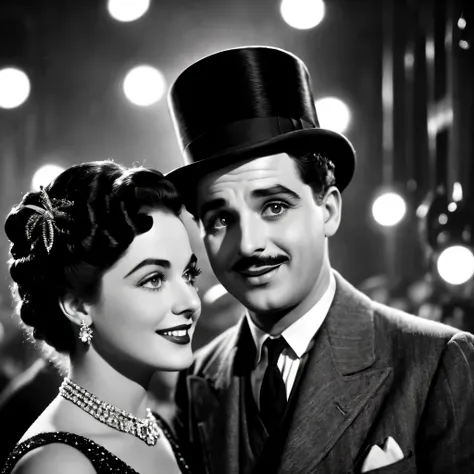 best quality,Super detailed,Old movie style,vintage cinematography,Charming black and white,grainy texture,classic movie scene,masterpiece:1.2,retro,The charm of old Hollywood,iconic silent film era,Charlie chaplin,comedy genius,Farce humor,timeless charm,...