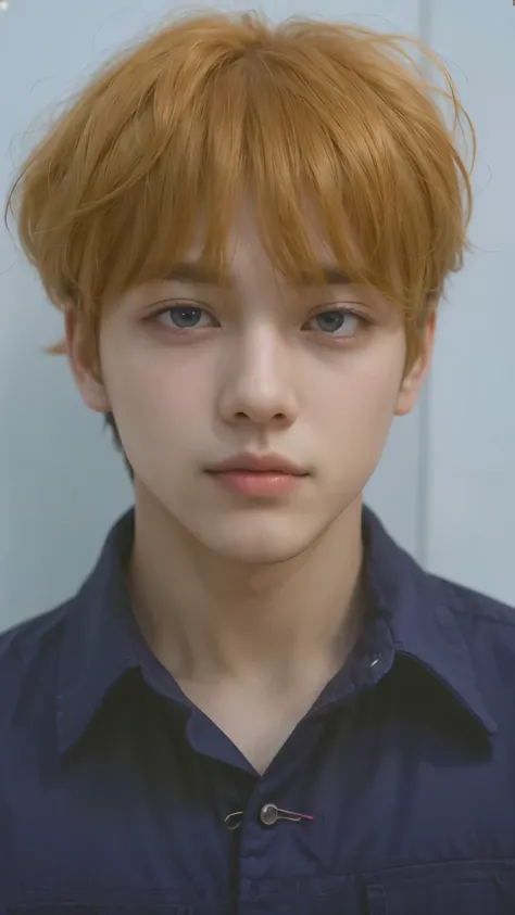 um close up de uma pessoa com uma camisa azul e uma camisa preta, Kim Taehyung, V of bts, taehyung, taehyubg kim, hyung tae, tae , taken at the beginning of 2020, taehyung kim, profile picture with headshot, your eyes seem wise, young pale angel, handsome ...