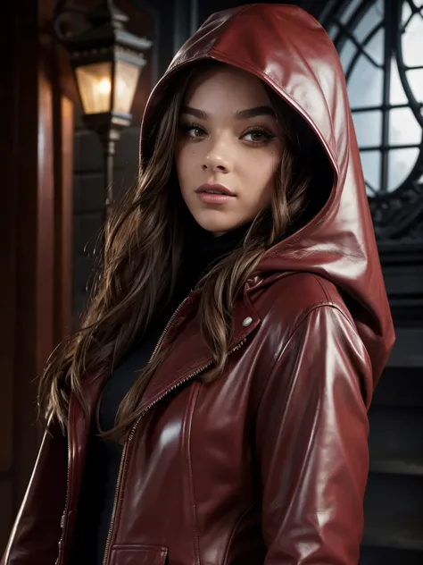 A beautiful girl with a mysterious light that illuminates the dark night. She wears a red leather suit and a long red hooded coat, and is the strongest magician who harbors and unleashes the power of black, brown eyes