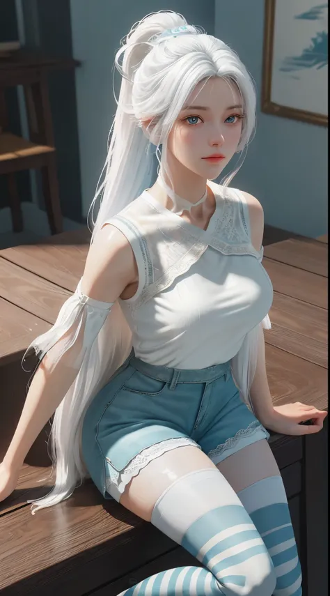 a white hair、Close-up of woman with dragon horns, beautiful figure painting, guweiz, Gurwitz style artwork, White-haired God, author：Yang Jie, Epic and beautiful character art, Stunning character art, author：Fan Qi, by Wuzhun Shifan, guweiz on pixiv artsta...