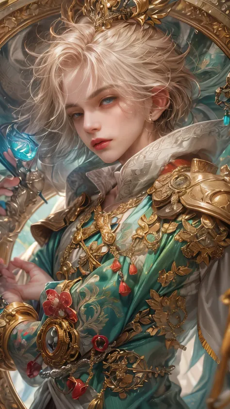 (absurdres, highres, ultra detailed, hdr), masterpiece, intricate details,best quality close-up picture of a character from tear...