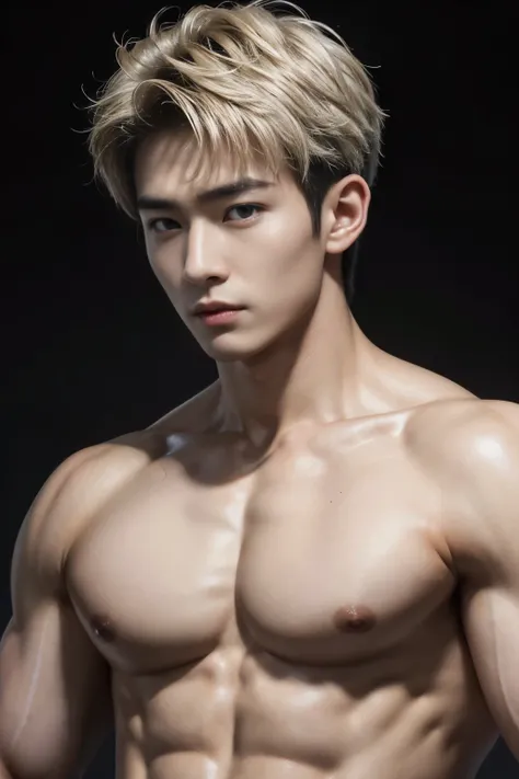 Mind control, hypnotic spiral, (masterpiece, ultra quality, high resolution, 8k, intricate: 1.2), (detailed face:1.2), handsome, Young Korean man, white skin, double eyelids, detailed skin, 1boy, ((realistic)), abs, good lighting quality, muscle veins, ((p...