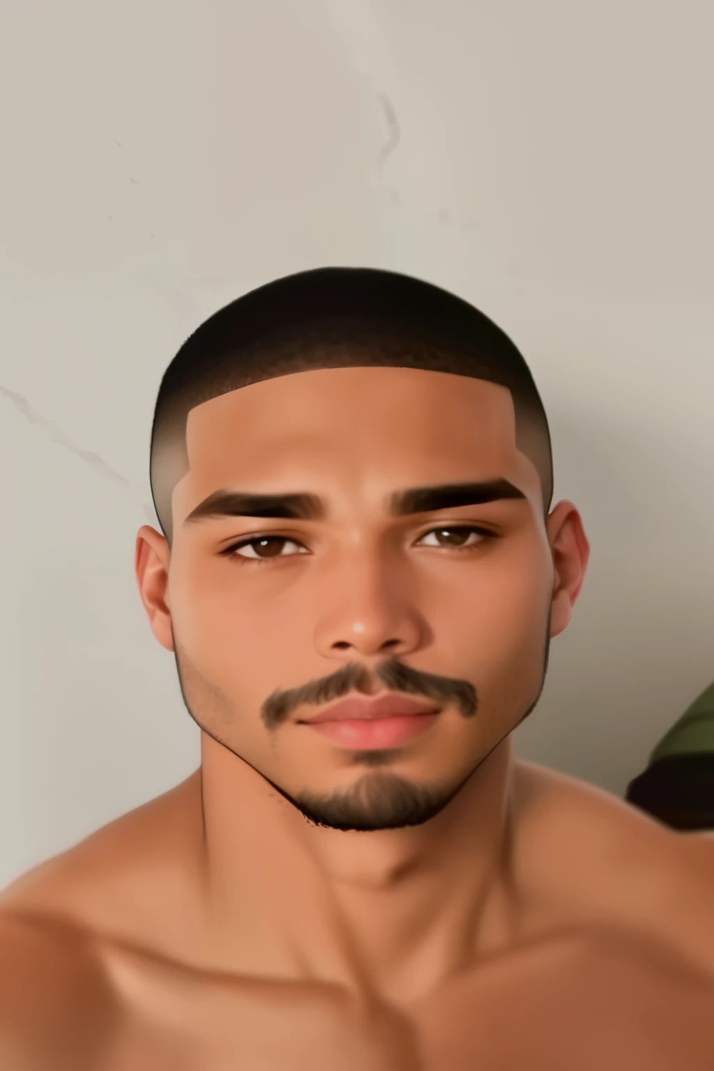 a close up of a man with a beard and no shirt, jayson tatum as che guevara, taken in the early 2020s, jayson tatum as guerilla heroica, short goatee, jayson tatum as mother mary, around 1 9 years old, real detailed face, jayson tatum, light skin tone