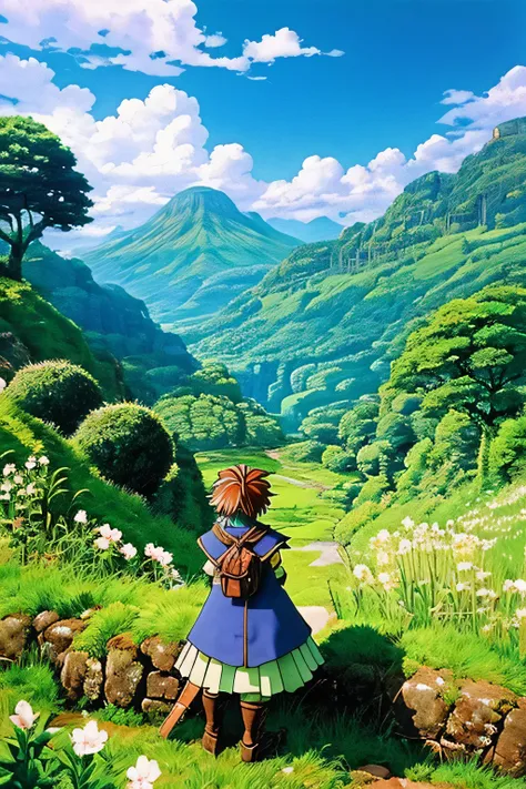 Dragon Quest Landscape Field Ghibli Peace