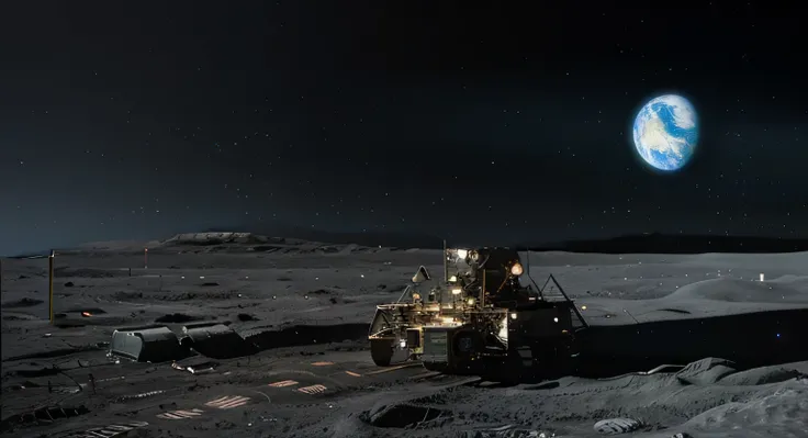 There are many detectors on the moon