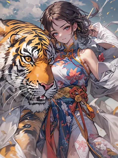 ((highest quality)),(ultra high resolution),(Super detailed),(detailed description),((best CG)),(best work of art),super precision art,amazing drawing art,(Art with precise details:1.5), (female martial artist:1.6),(beautiful and well-shaped face:1.8),(A d...