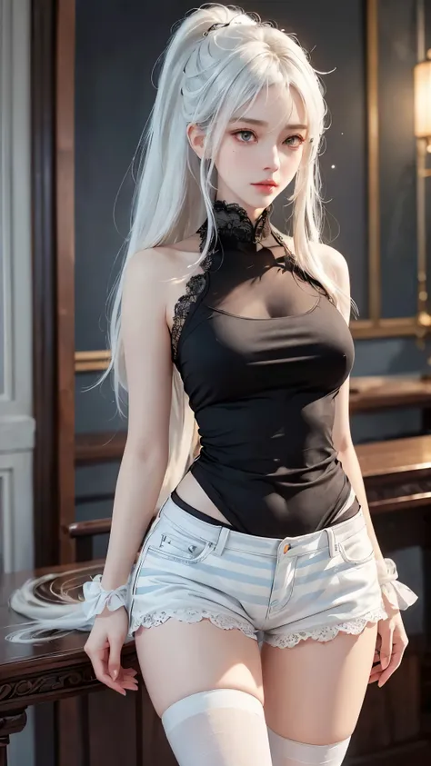 a white hair、Close-up of woman wearing white mask, beautiful figure painting, guweiz, guweiz style artwork, White-haired God, author：Yang Jie, Epic and beautiful character art, Stunning character art, author：Fan Qi, by Wuzhun Shifan, guweiz on pixiv artsta...