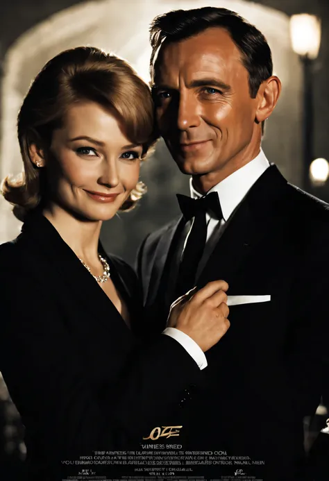 Smiling man in a black suit:There&#39;s another man staring behind that man..,cold war,The conflict beneath the smile,On the surface we get along fine、express it in your heart, recognize each other as enemies.,movie poster,nice,James Bond,masterpiece,Award...