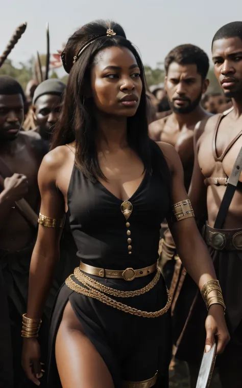 Queen Nzinga beheads her warriors with brutal and cruel targis


