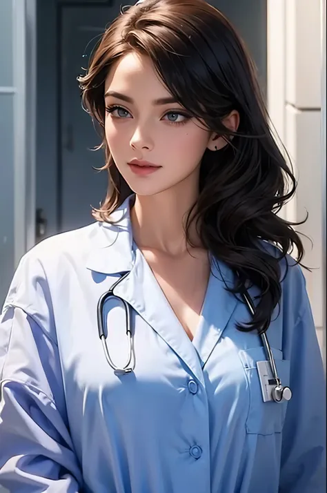 a lady beautiful doctor