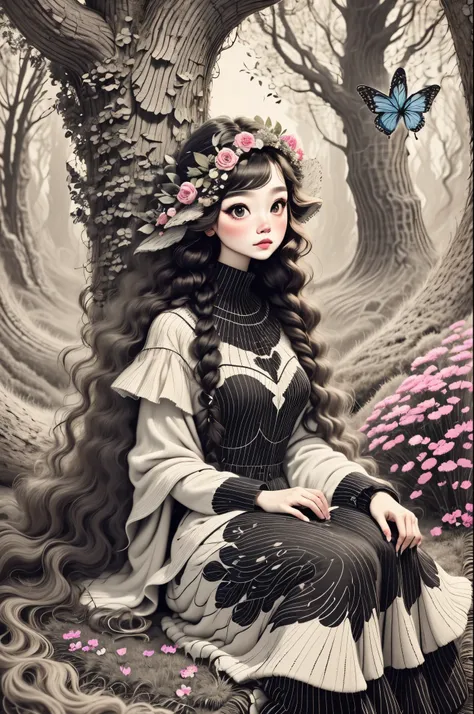 The landscape is filled with paths made of various flowers that represent your journey. This is a quiet grove, Magical beautiful delicate butterfly, Things of all sizes fly around it . The colors chosen for the cover exude an air of sobriety, brightness, C...