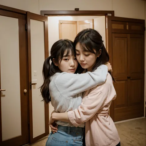 Two Korean Homes Hugging