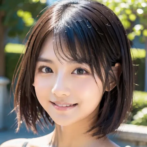 japanese short hair girl