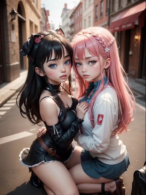 anime girls two 