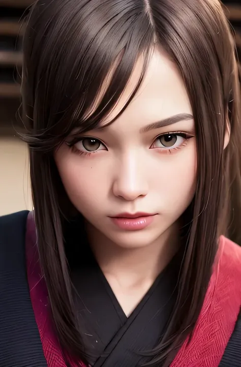 (masterpiece, highest quality:1), (realistic:1.2), light, written boundary depth, (detailed face, face focus:1), game CG, Super detailed, 8k, intricate details, hiqcg,

1 girl, alone,anime, looking at the viewer, kunoichi, 15 years old, full body image, ni...