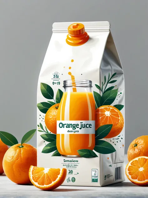 食品包装袋效果图 XL-Food packaging bag renderings XL