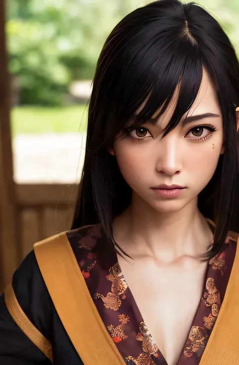 (masterpiece, highest quality:1), (realistic:1.2), light, written boundary depth, (detailed face, face focus:1), game CG, Super detailed, 8k, intricate details, hiqcg,

1 girl, alone,anime, looking at the viewer, kunoichi, 15 years old, full body image, ni...