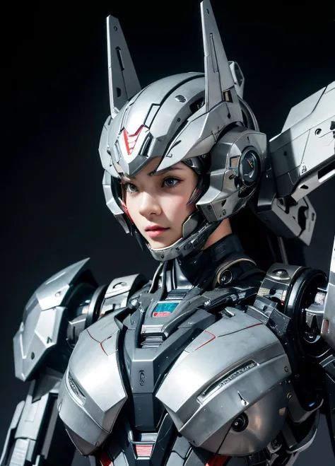 rough skin, Super detailed, advanced details, high quality, 最high quality, High resolution, 1080p, hard disk, beautiful,(war machine),beautifulサイボーグ女性,Mecha cyborg girl,battle mode,Mecha body girl,She is wearing a futuristic war machine weapon mecha,