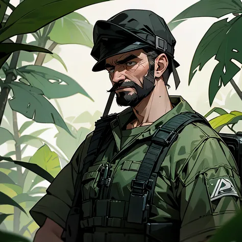 Captain price in the tropical jungle